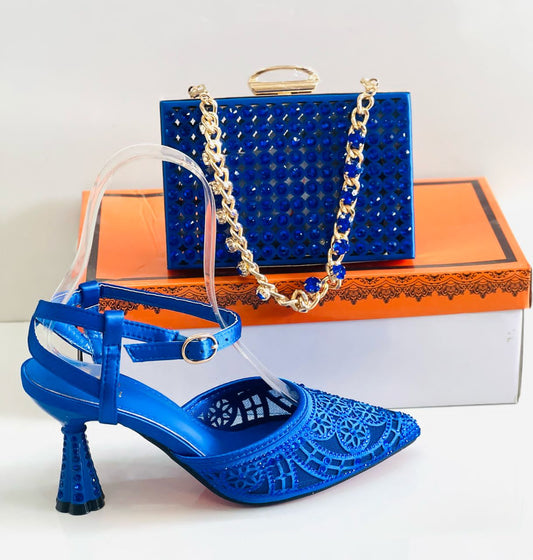 Chaussures & Pochettes à Strass Chics