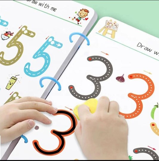 Cahiers de traçage, effaçables, pour enfants